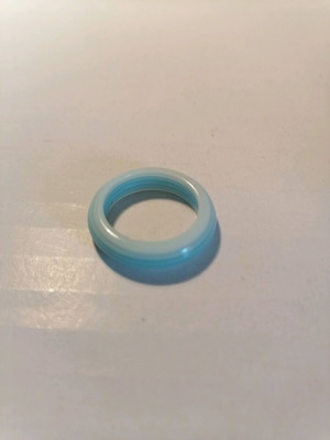 Plexiglass sea blue ring new