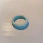 Plexiglass sea blue ring new