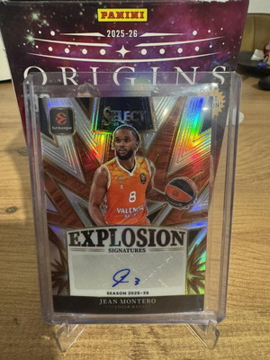 Panini Select Euroleague 2025-26 κάρτα Jean Montero auto σαν καινούργια