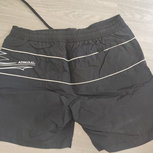 Admiral men's swim shorts black with white design