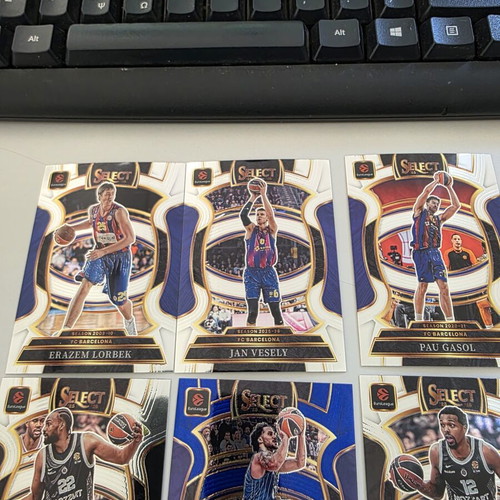 Euroleague basketball cards lot 9, like new