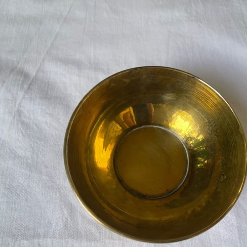 Set of 4 Egyptian bowls used, made of brass