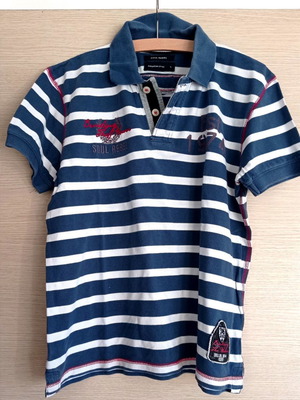 Soul Rebel striped shirt used, cotton, size Large
