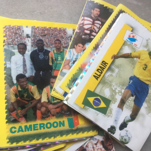 Mundial 98 stickers like new, retro vintage