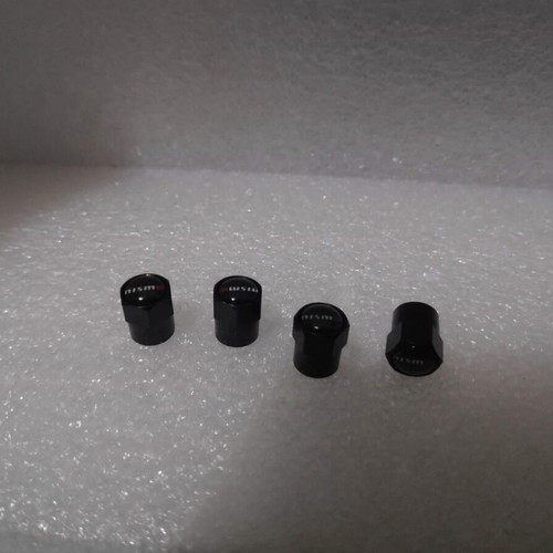 Nismo Aluminum Tire Valve Caps set of 4, like new, black