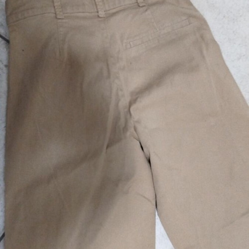 Bershka high-waisted wide pants like new, beige, size XS
