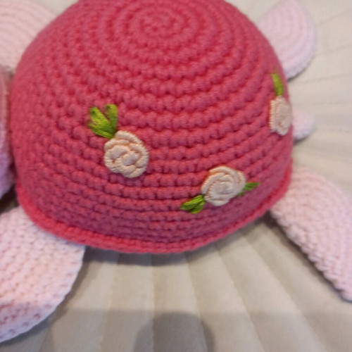 Amigurumi doll handmade crocheted turtle 19 cm new