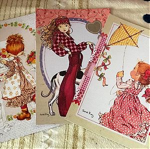 Sarah Kay Photocards set of 3 collectible cards