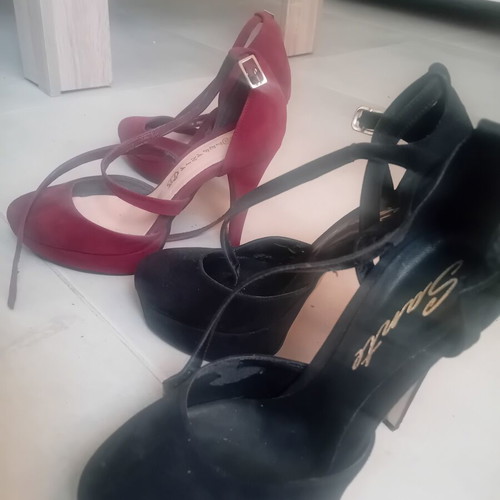 Sante suede pumps size 37 used, 1+1 gift set