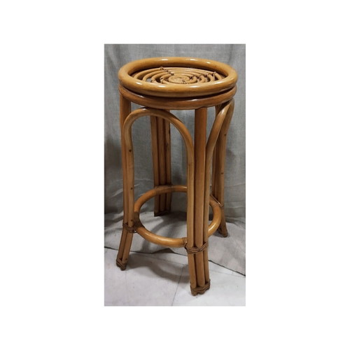 Bamboo Flower Stand stool like new, boho chic decor