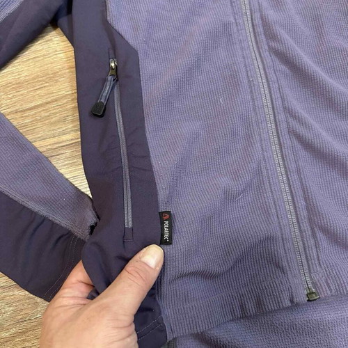 Women's fleece jacket Haglöfs Polartec full zipped used, size M, blue