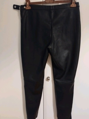 Top Secret women's leather pants new, black, size 42