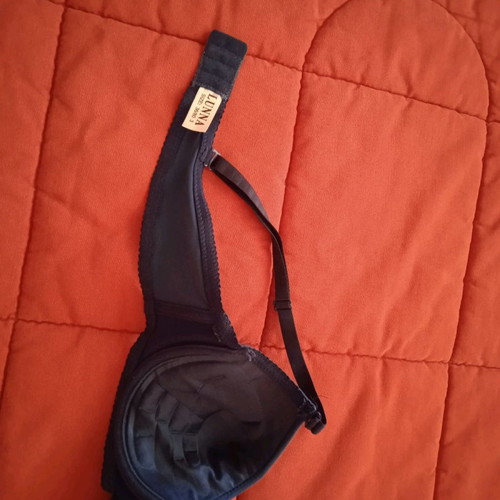 Bra blue size 80B like new, strapless with underwire