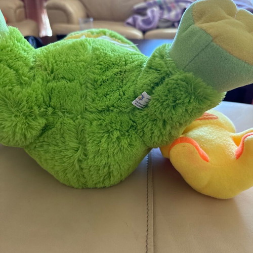 Stuffed toys used, pack of two (frog and duck)