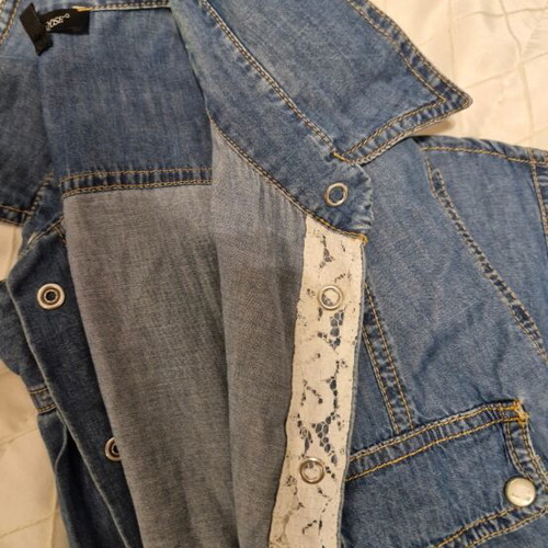 Denny Rose denim shirt medium, like new, blue