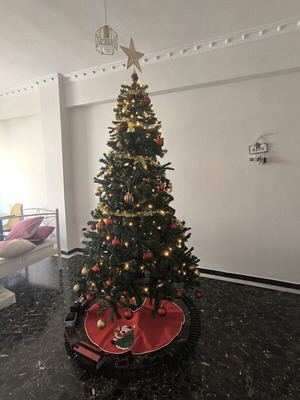 Christmas tree 1300 branches 240 cm height, like new