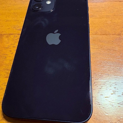 Apple iPhone 12 mini 64GB black with case and charger