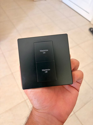 Διακόπτες KNX Smart Home πακέτο 2 καινούργιοι, μαύρο ματ