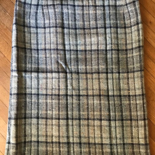 Handmade women's checked skirt size L new