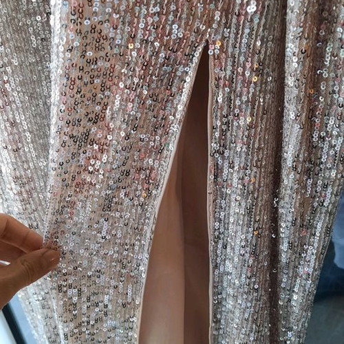 Lynne shiny dress with sequins like new, size 40