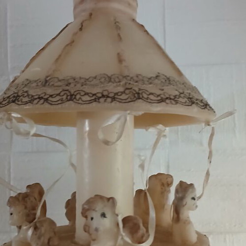 My Little Pony Vintage Baptism Candle unused