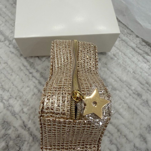 Dior gold toiletry bag new, festive