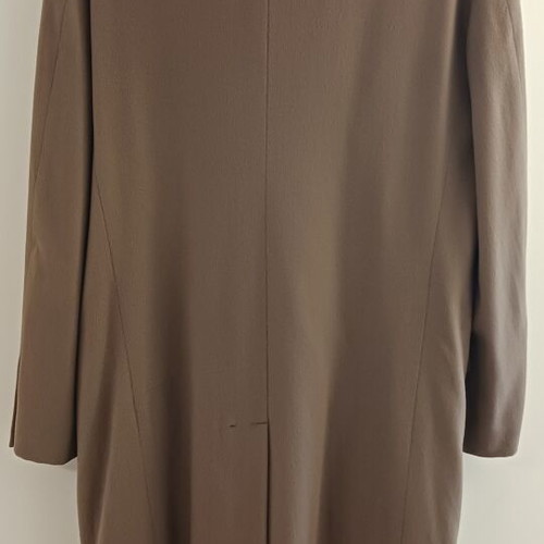 Loro Piana men's camel wool coat medium used with minor defect