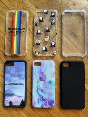 iPhone 8 cases like new, sold separately or together