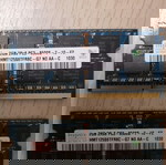  Μνήμες Hynix 4GB (2x2GB) DDR3 RAM 1066Mhz για Laptop