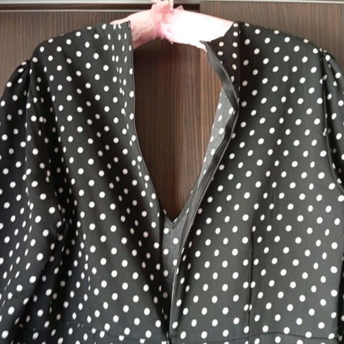 Zara women's jumpsuit like new, black and white