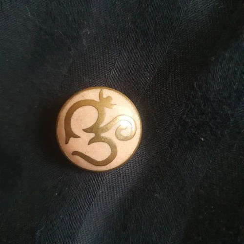 Noosa Amsterdam Om Chunk brass inlay like new