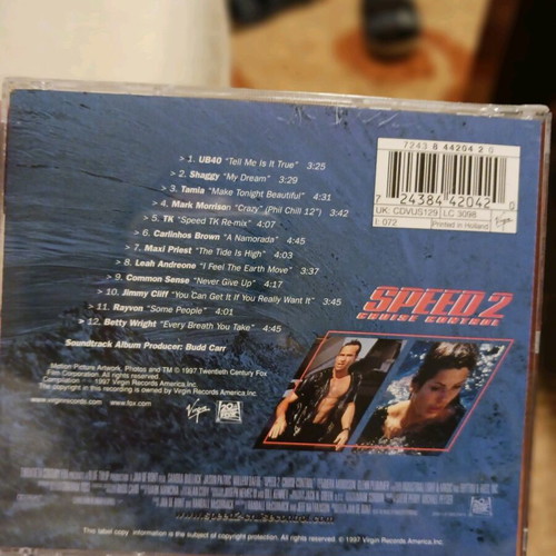 Speed 2 OST CD used