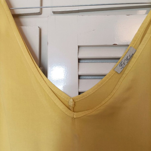 Yellow summer dress Anne Klein used, size M-L