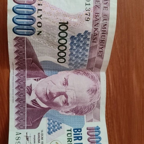 Turkish banknotes authentic, like new
