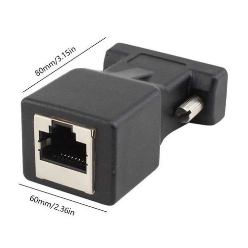 VGA to LAN RJ45 Adapter Set of 2 New