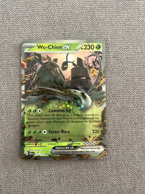 Pokemon TCG κάρτα Wo-Chien ex Paldea Evolved σαν καινούργιο