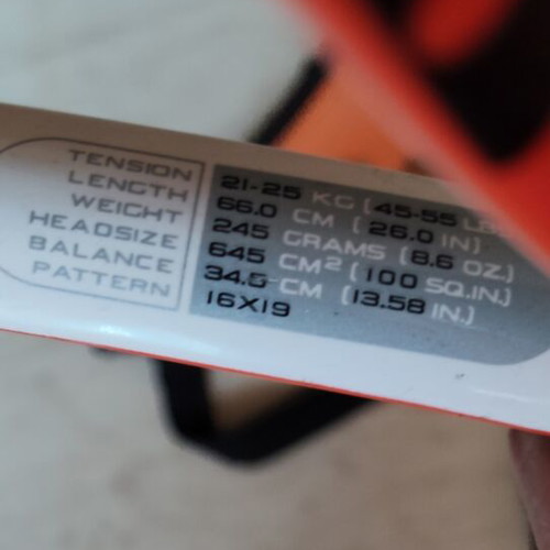 Wilson tennis racket used with case