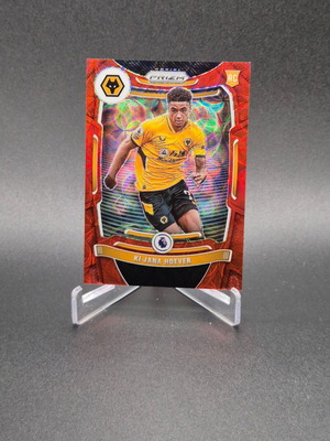 2021 Panini Prizm Premier League Choice Red Ki-Jana Hoever Rookie Card used