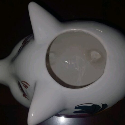 Ceramic pig vintage used decorative figurine