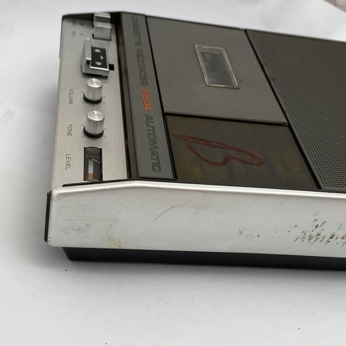 Philips N2204 vintage portable cassette recorder used