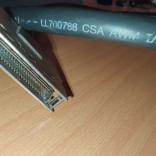 SCSI cable AMP used with Centronics 50-pin connector
