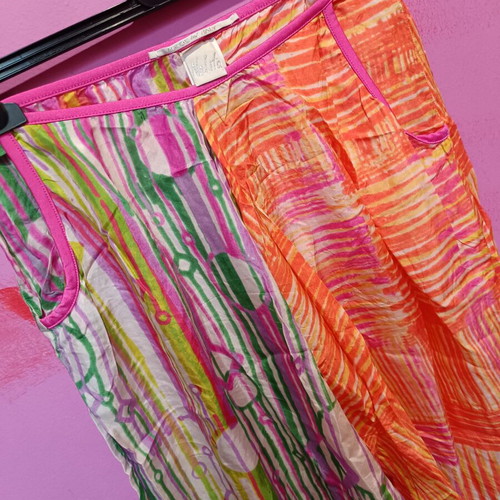 Nolita asymmetrical skirt size M made in Italy like new, multicolor