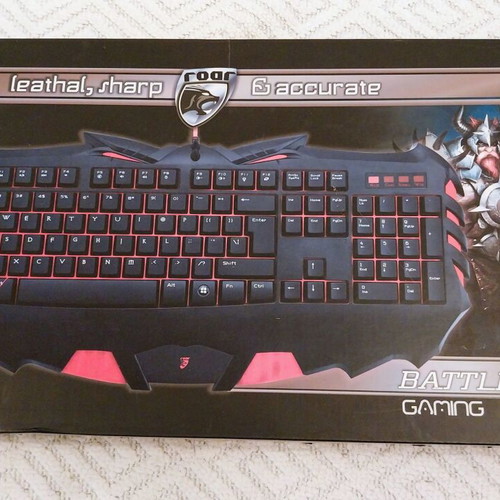 Powertech Roar gaming keyboard new with backlit keys
