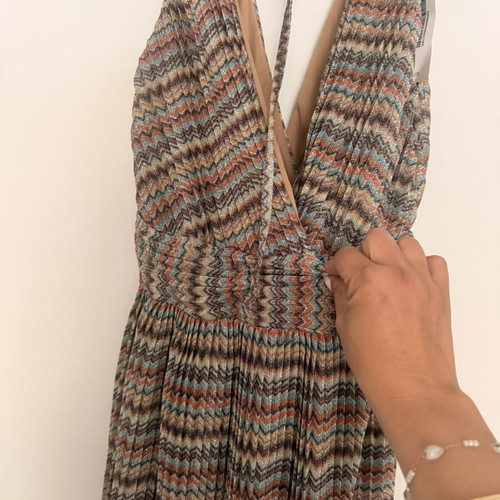 Maxi dress Paranoia lurex new, colorful, size S/M