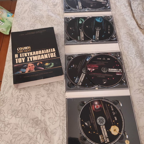 Cosmos collector's set 7 DVD documentaries by Carl Sagan new