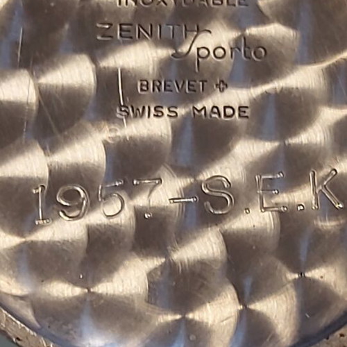 Zenith Sporto 1954 men's mechanical watch, 34mm