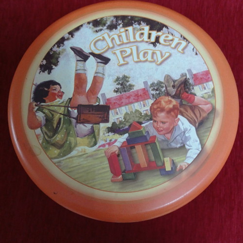 Christmas metal box used