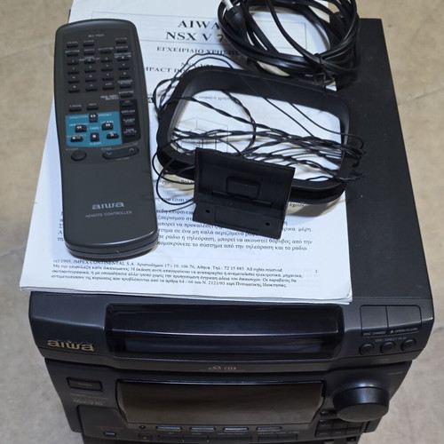 Aiwa NSX-V70 vintage hi-fi system used, partial functionality