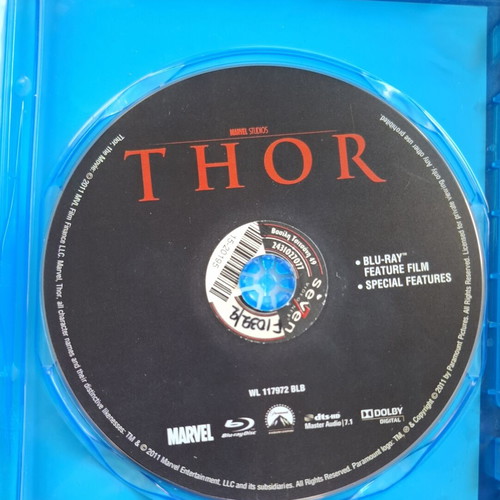 Thor Blu-ray with Greek subtitles, action adventure fantasy