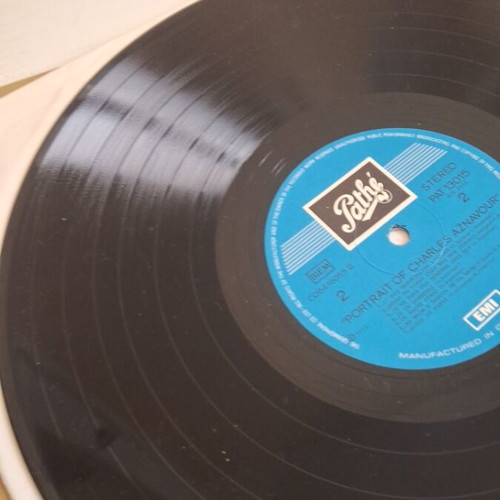 Aznavour vinyl record anthology used